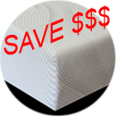 built to order mattress cut corners rounded corners memory foam gel infused memory foam custom sizes
