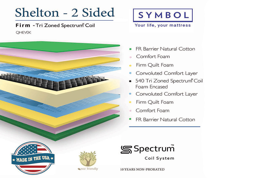 firm double sided mattress specs specifications inside coil mattress symbol comfortec shelton