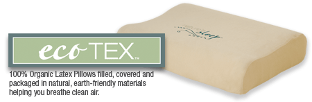 Natures Sleep EcoTex Organic Latex Pillow