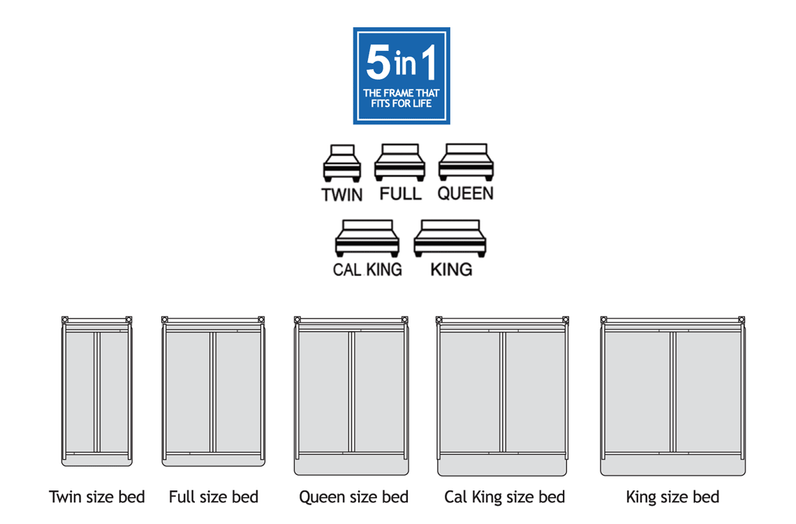 Heavy Duty Metal Bed Frame Universal Size