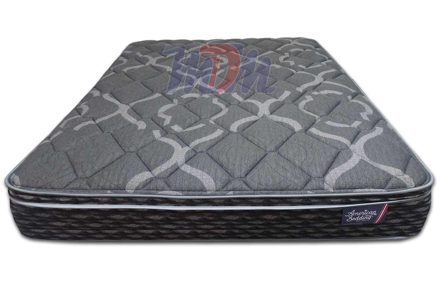 Dark Gray Plush Euro-top mattress