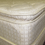 detailed pattern of mocha colored mattress pillow top