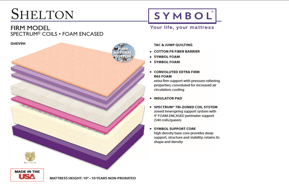 firm mattress specs specifications inside mattress american made offest coil low gauge
